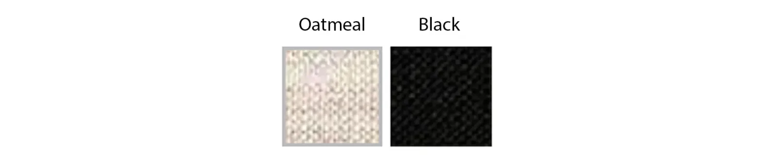 Linen album cover swatches in oatmeal and black