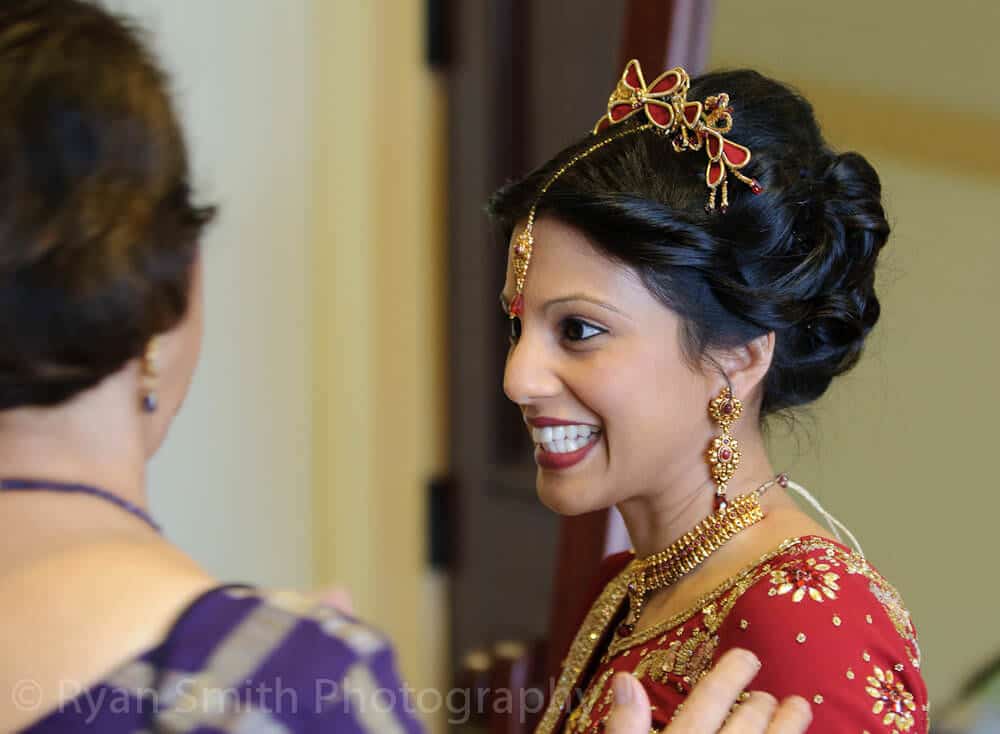 Indian Bride smiling