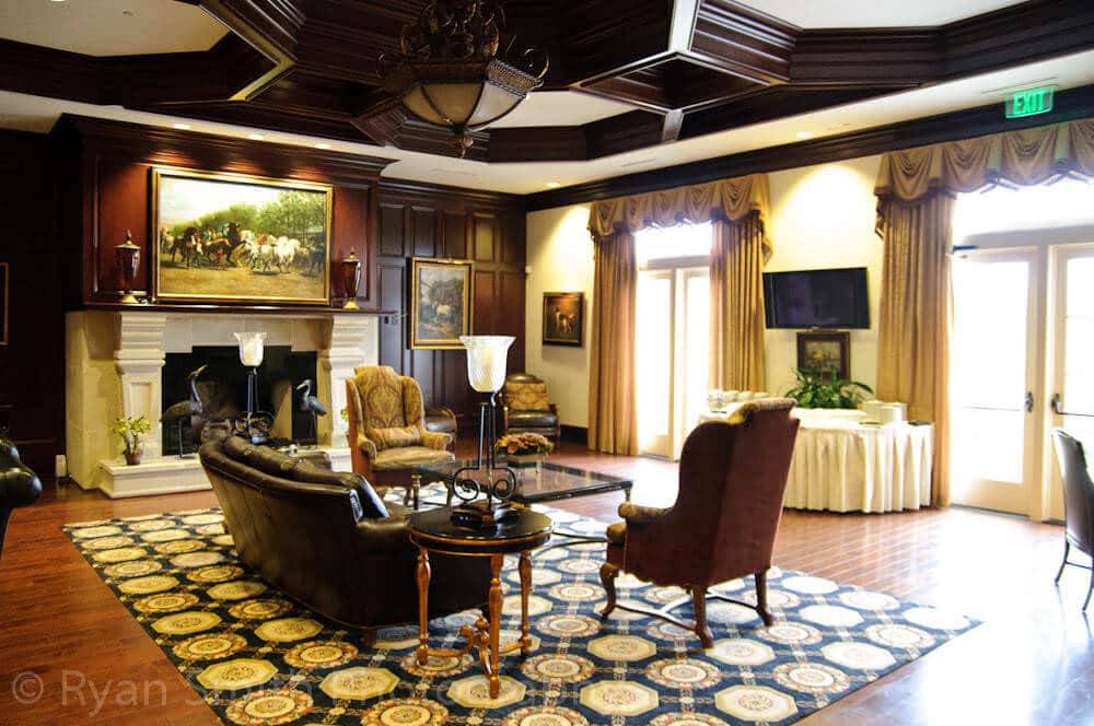Reception room at the Members Club
