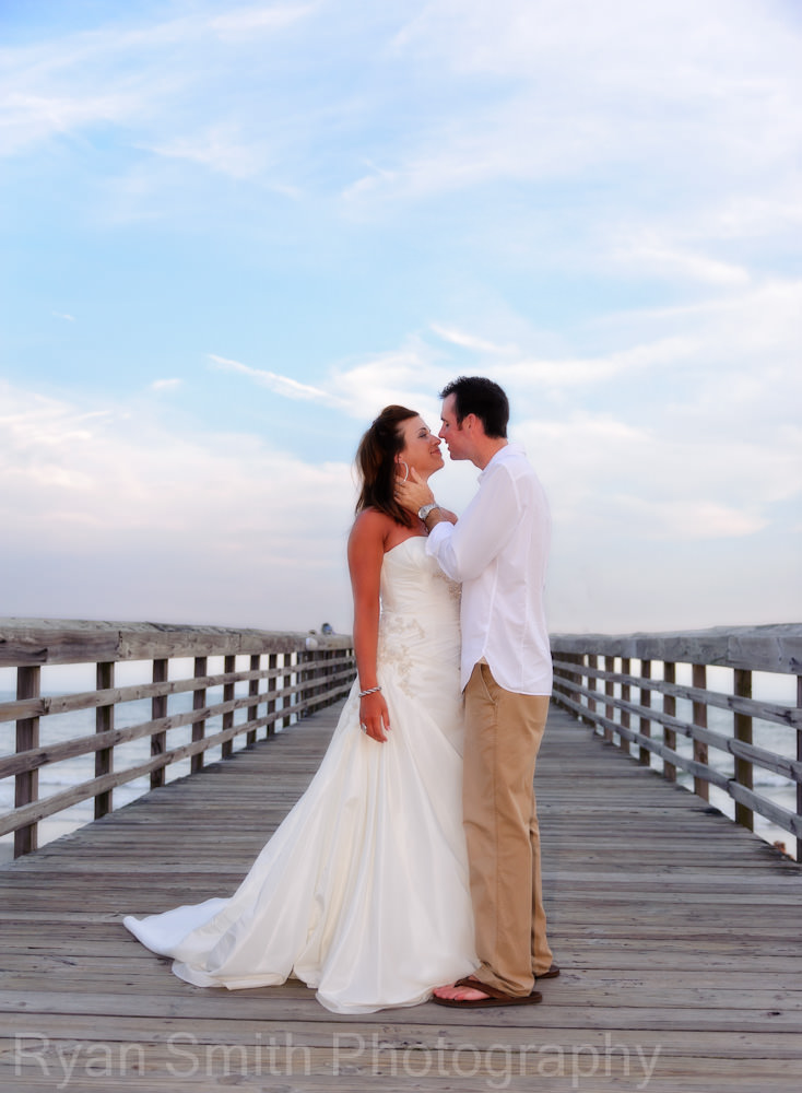 Kiss in front of the beautiful sky - Myrtle Beach State Park