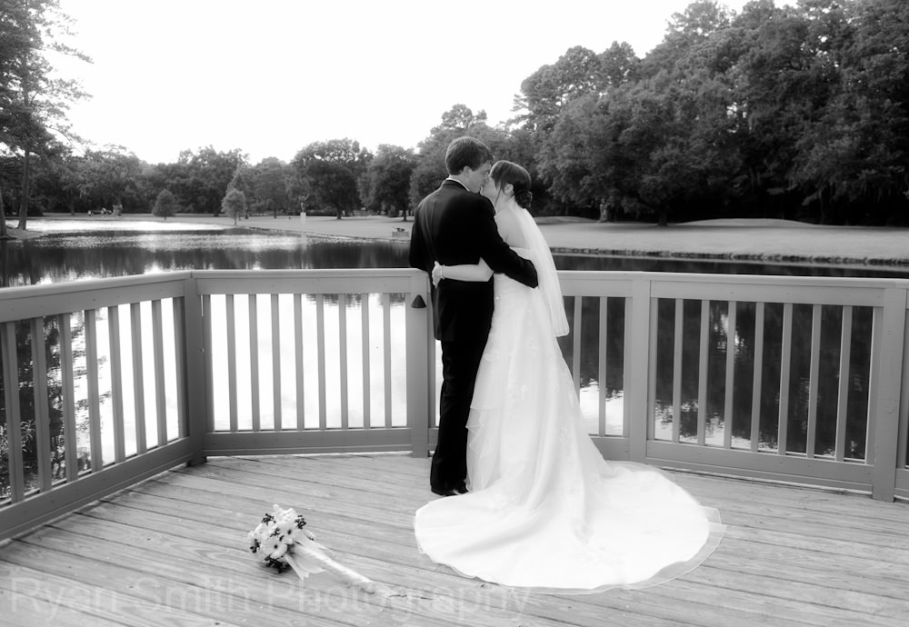 Kiss by the Holiday Cottage Lake - Brookgreen Gardens
