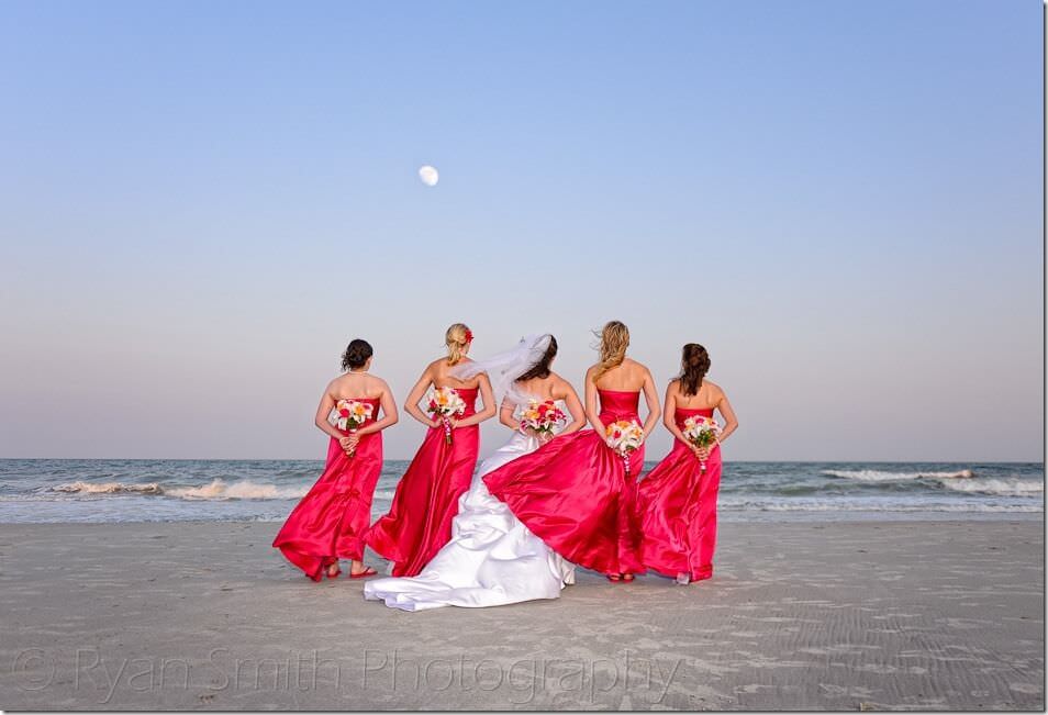 Bridal party in the sunset - Ocean Club - Grande Dunes