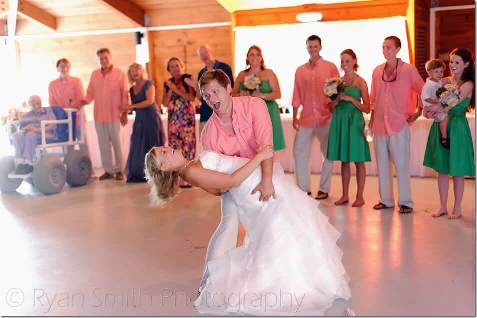 Having fun with the first dance -Kingston Plantation - North Myrtle Beach