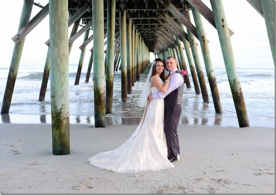 Couple under the pier - Myrtle Beach State Park 