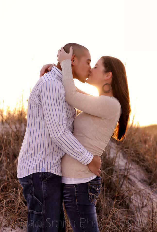 Kiss in the sunset - Myrtle Beach State Park
