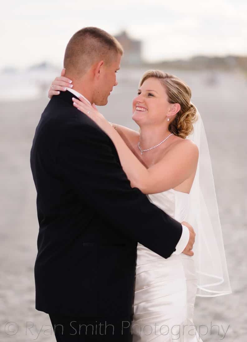 After wedding romantic portraits with the bride and groom - Caravelle Resort
