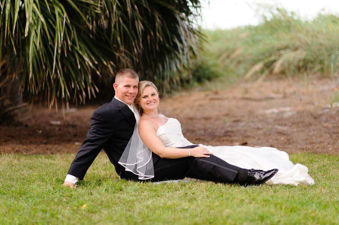 After wedding romantic portraits with the bride and groom - Caravelle Resort