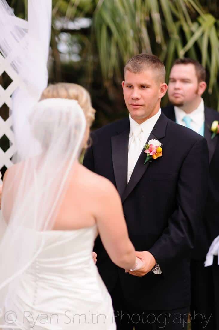 Giving the vows - Caravelle Resort