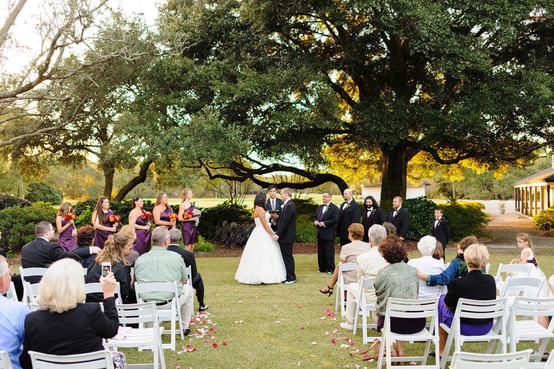 Sunset ceremony - Litchfield Country Club
