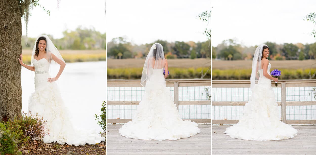 Pictures of the bride before the ceremony, Magnolia Plantation, Charleston 