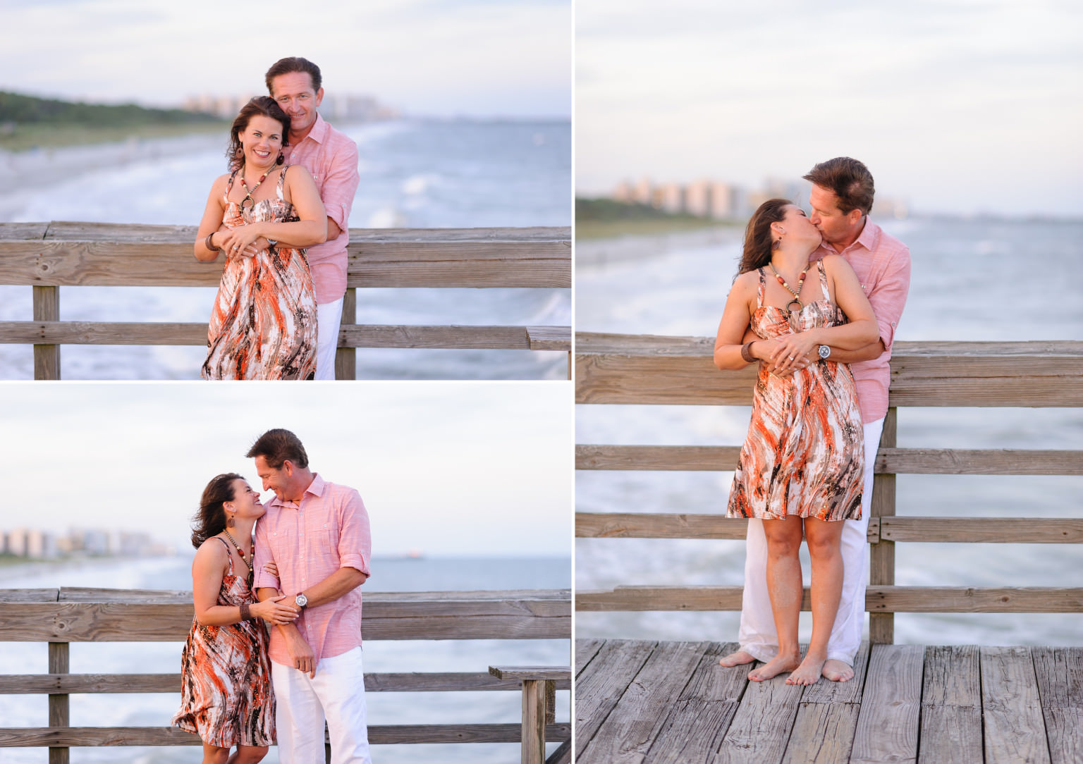 Kissing on the pier - Myrtle Beach State Park