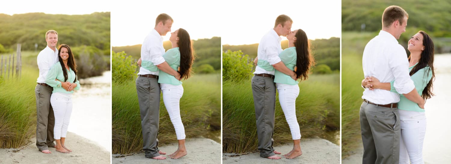 Kiss backlit by the sunset - Myrtle Beach State Park