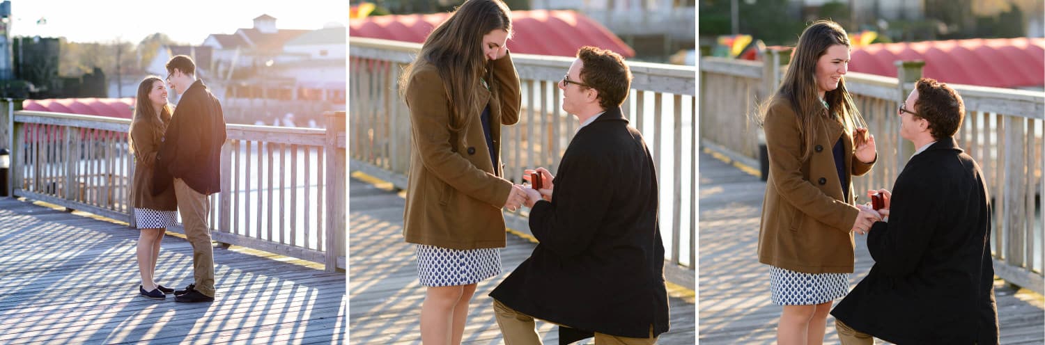 Surprise engagement proposal - Broadway at the Beach