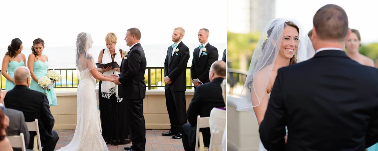 Ceremony on the Ocean Club terrace