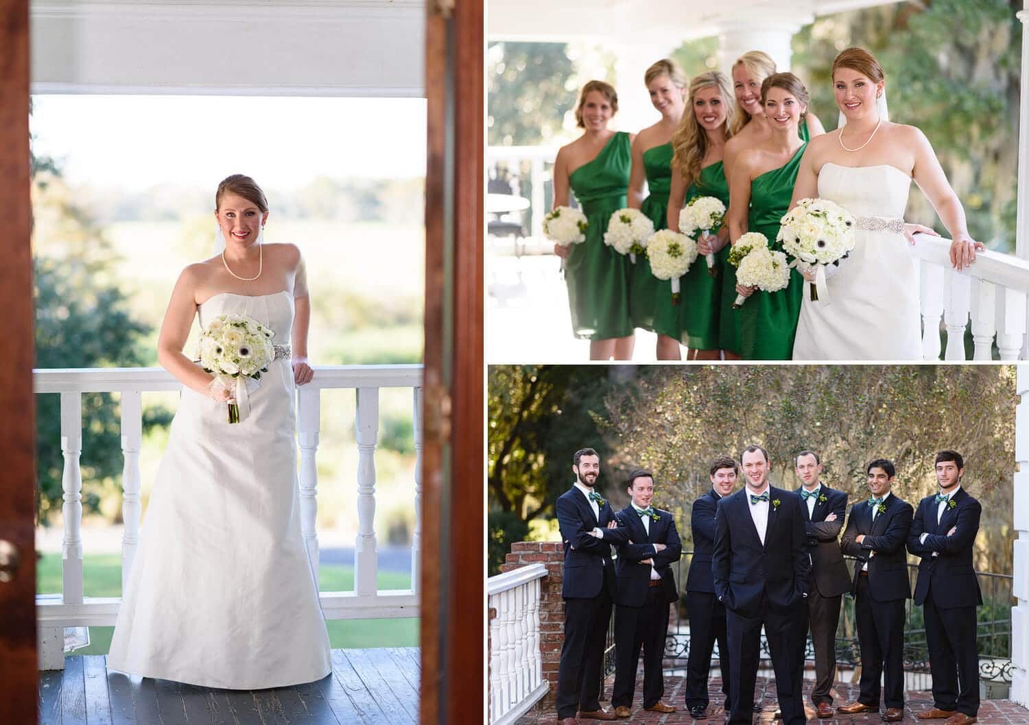 Bridesmaids on Heritage Plantation clubhouse balcony