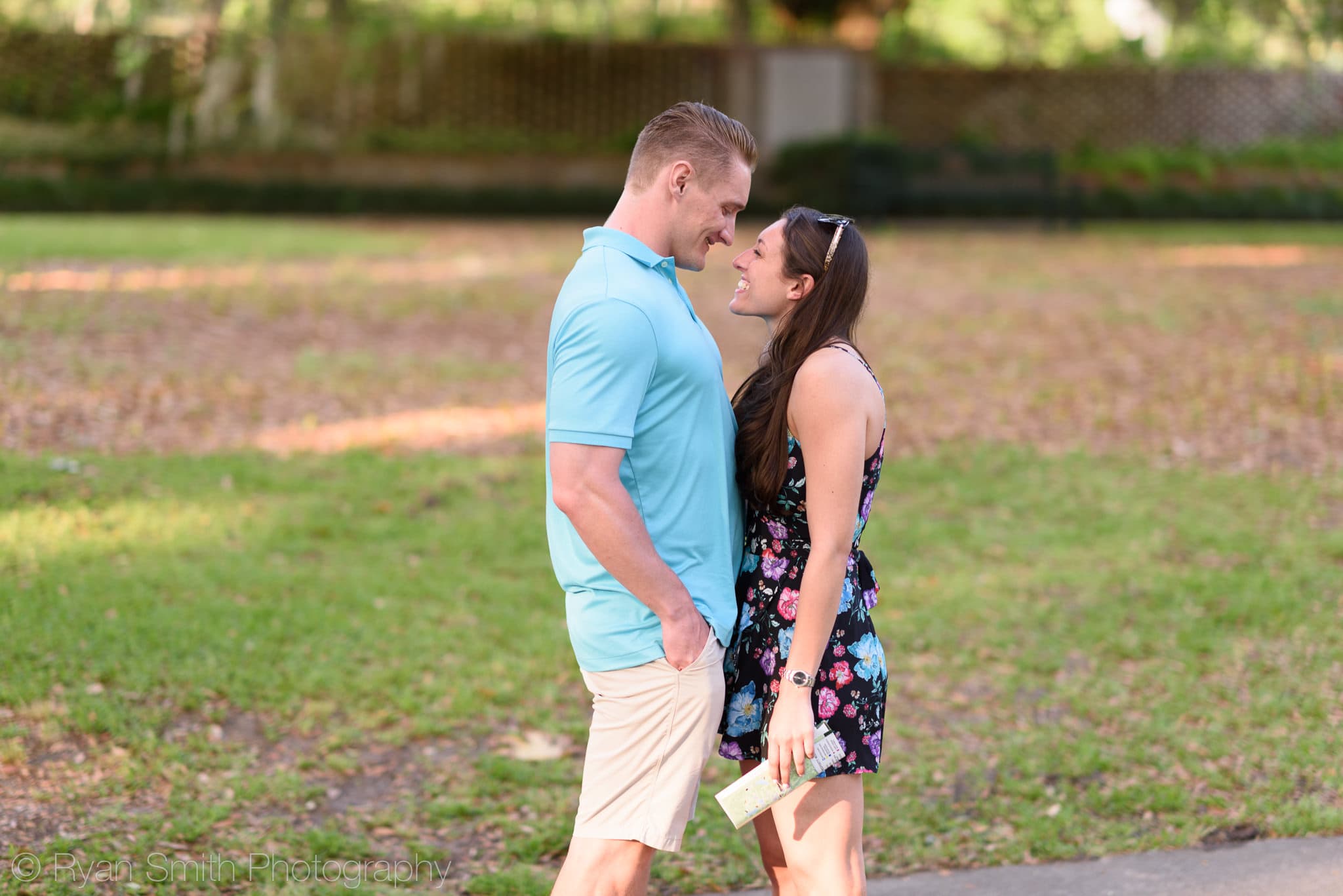 Man about to propose to girlfriend - Brookgreen Gardens