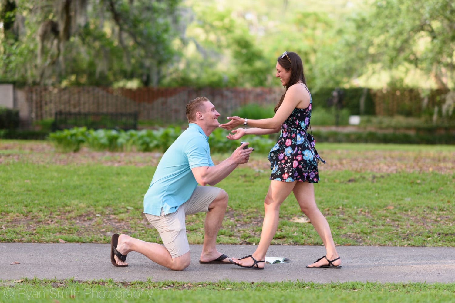 She said yes - Brookgreen Gardens
