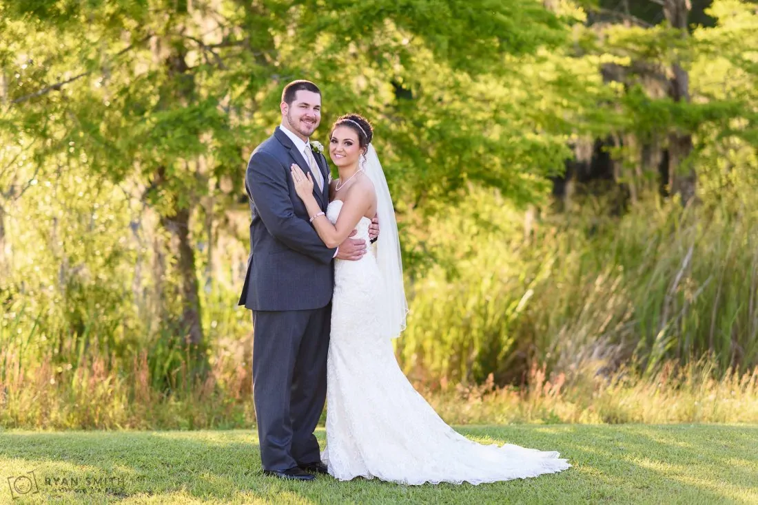 Happy couple by the marsh - Upper Mill Plantation