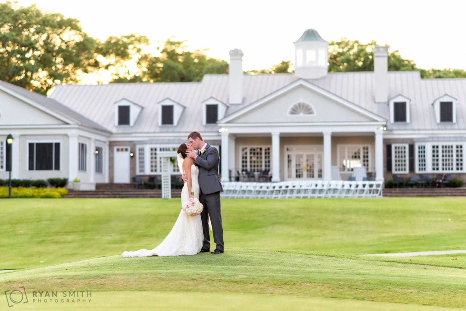 Sunset kiss on the golf course - Pawleys Plantation