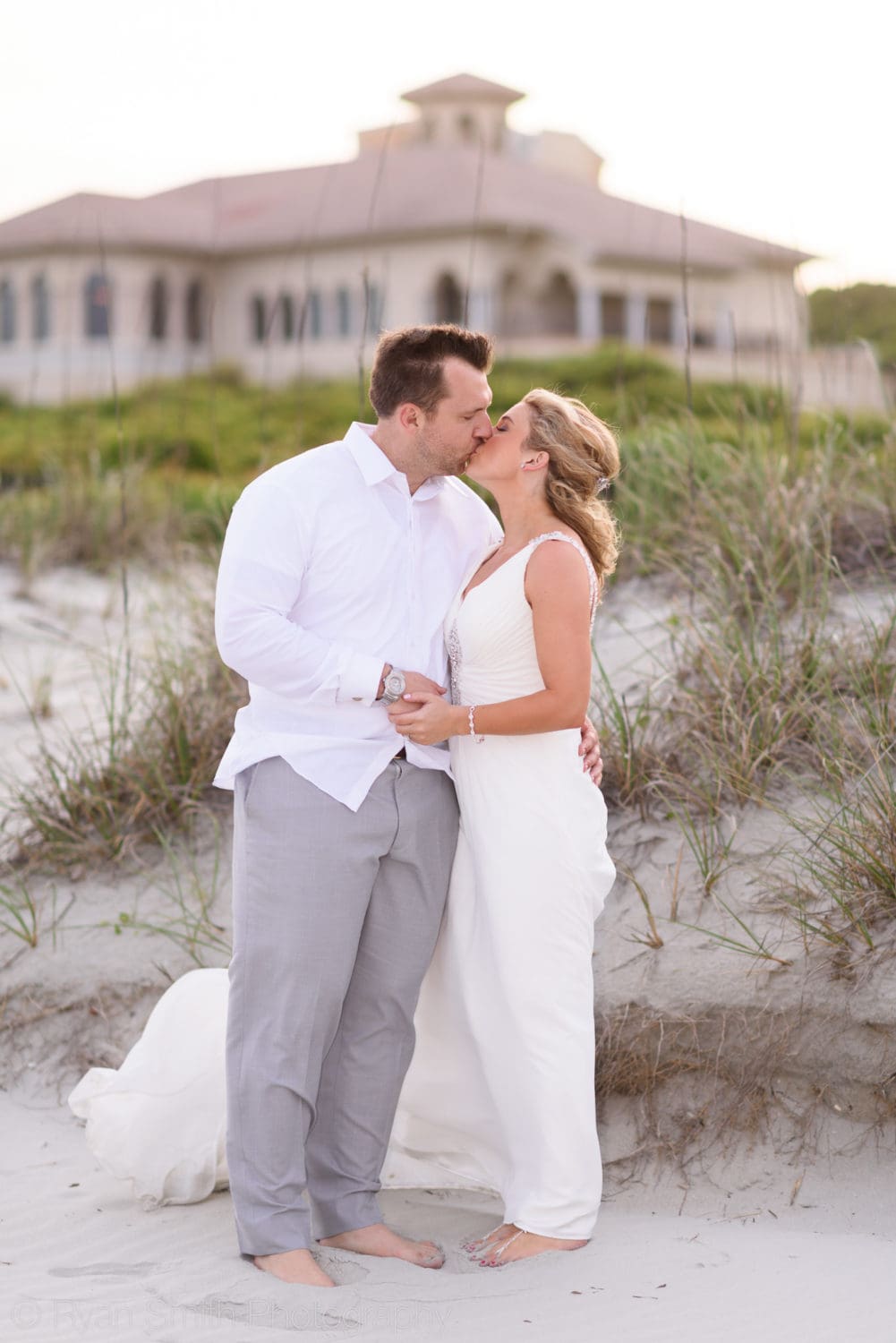 After wedding portraits by the dunes on the beach - Grande Dunes Ocean Club