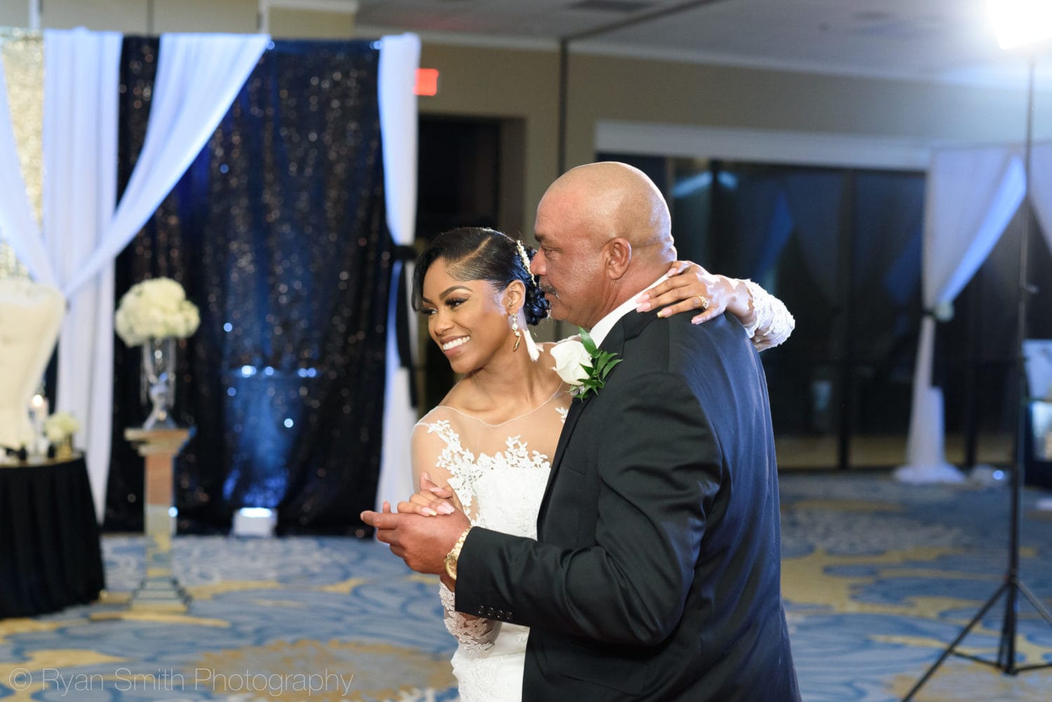 Bride and father - Doubletree Resort by Hilton Myrtle Beach