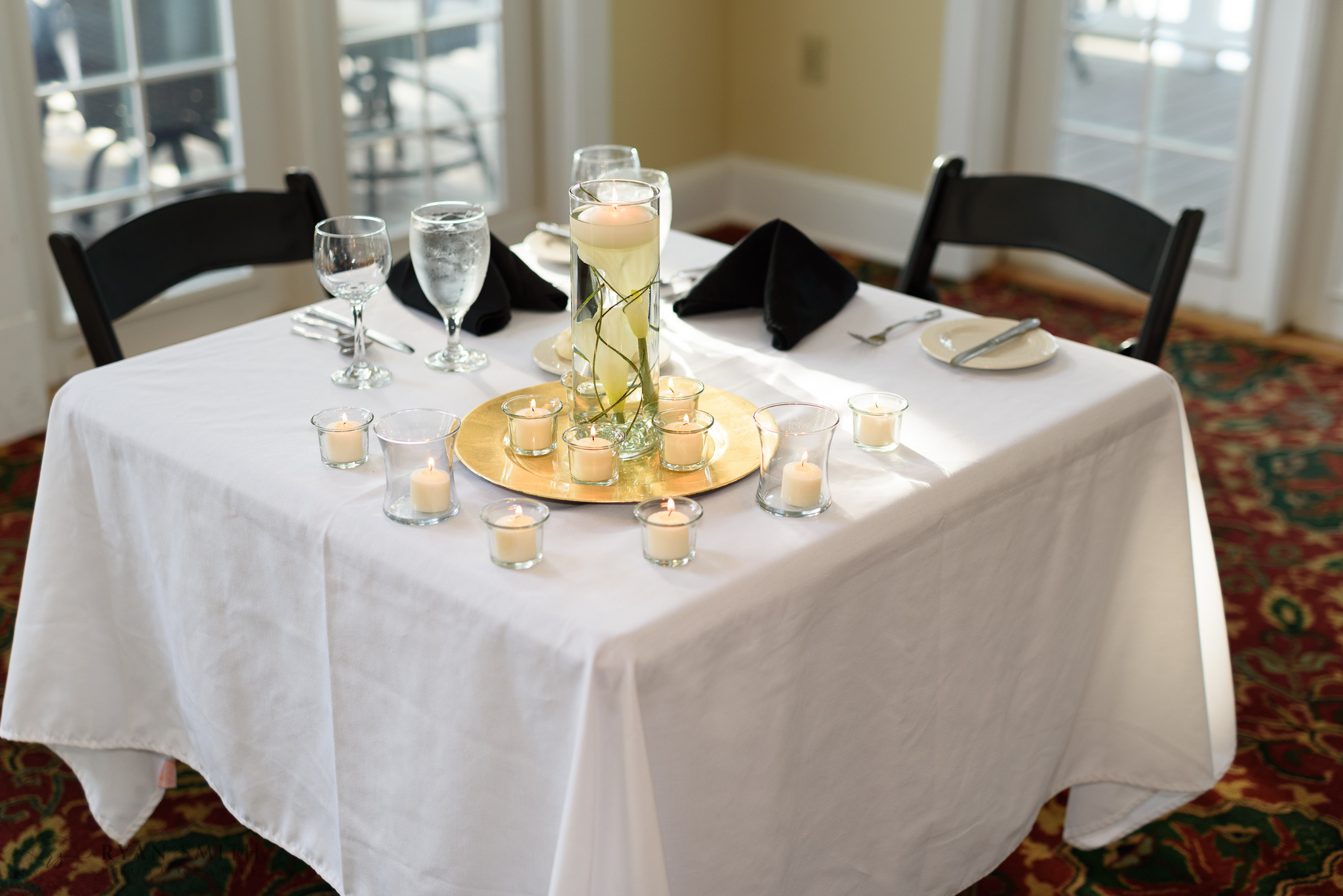 Bride and groom table - Wachesaw Plantation