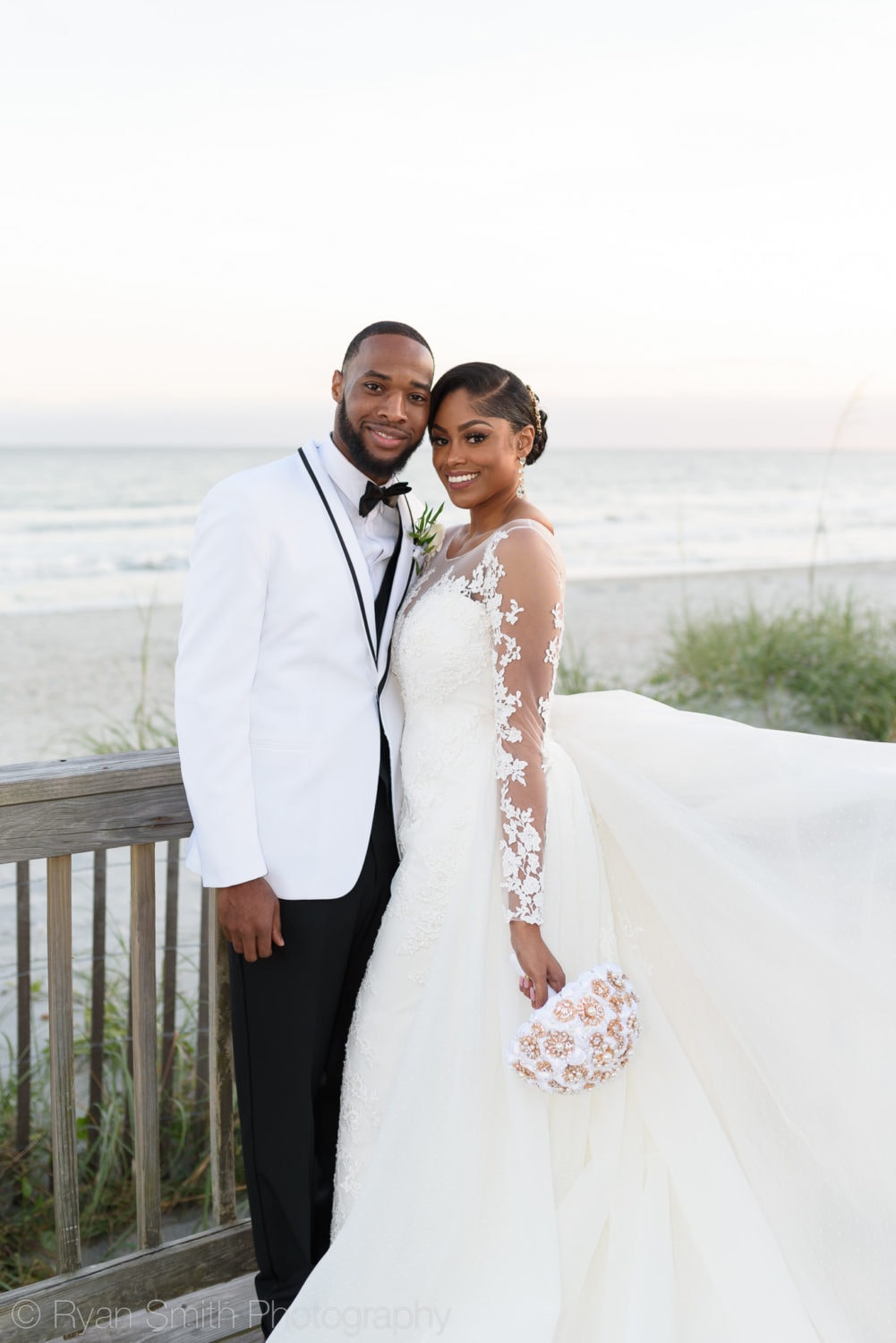 Couple in front of the ocean - Doubletree Resort by Hilton Myrtle Beach
