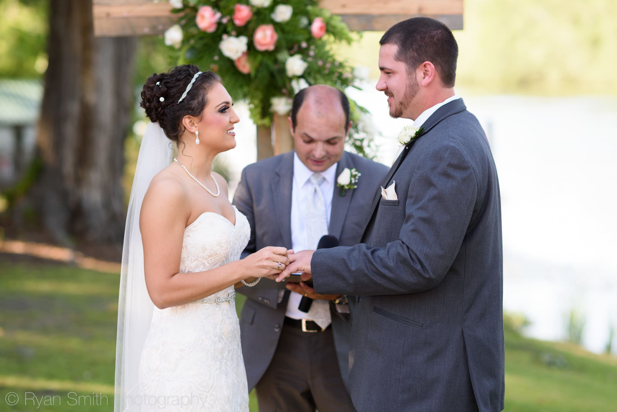 Exchanging rings - Upper Mill Plantation