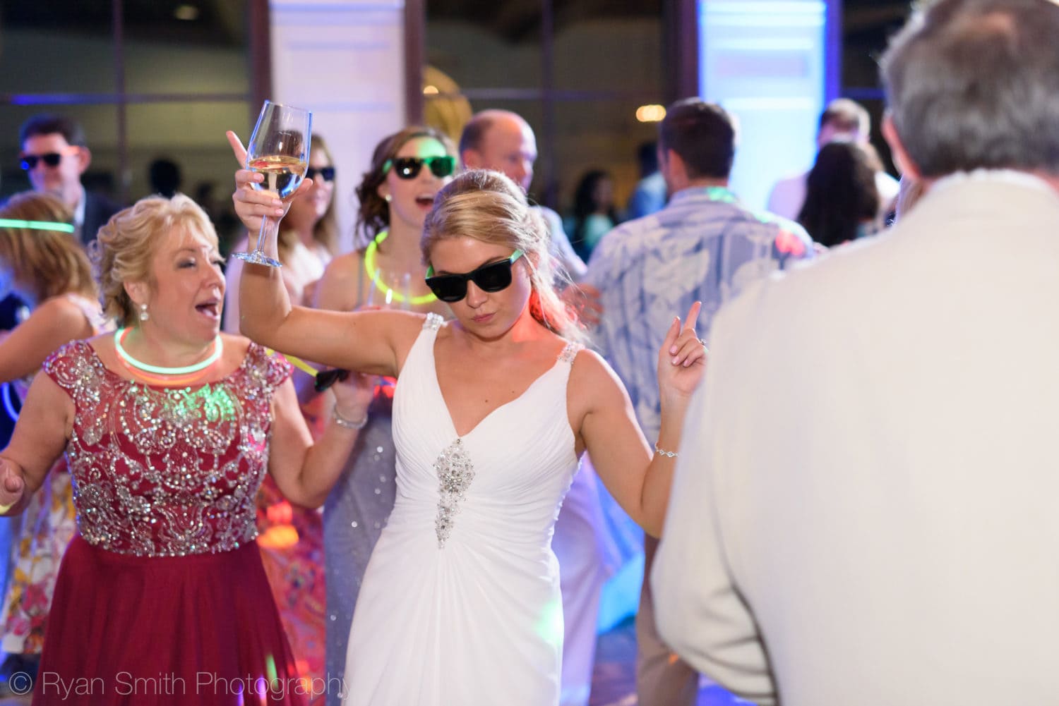 Fun wedding reception dancing - Grande Dunes Ocean Club