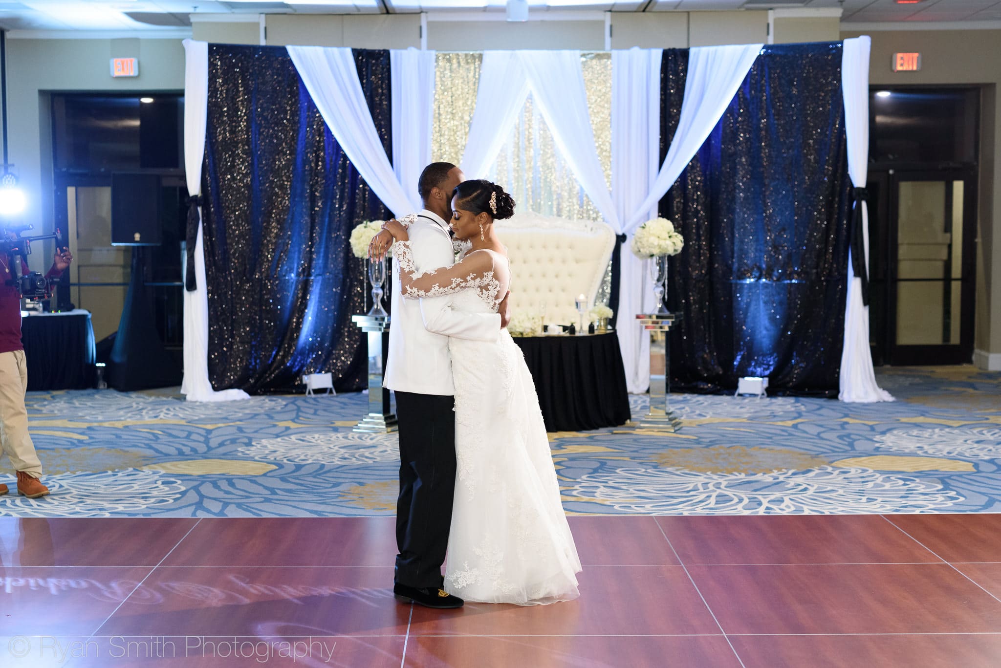 Hug during first dance - Doubletree Resort by Hilton Myrtle Beach