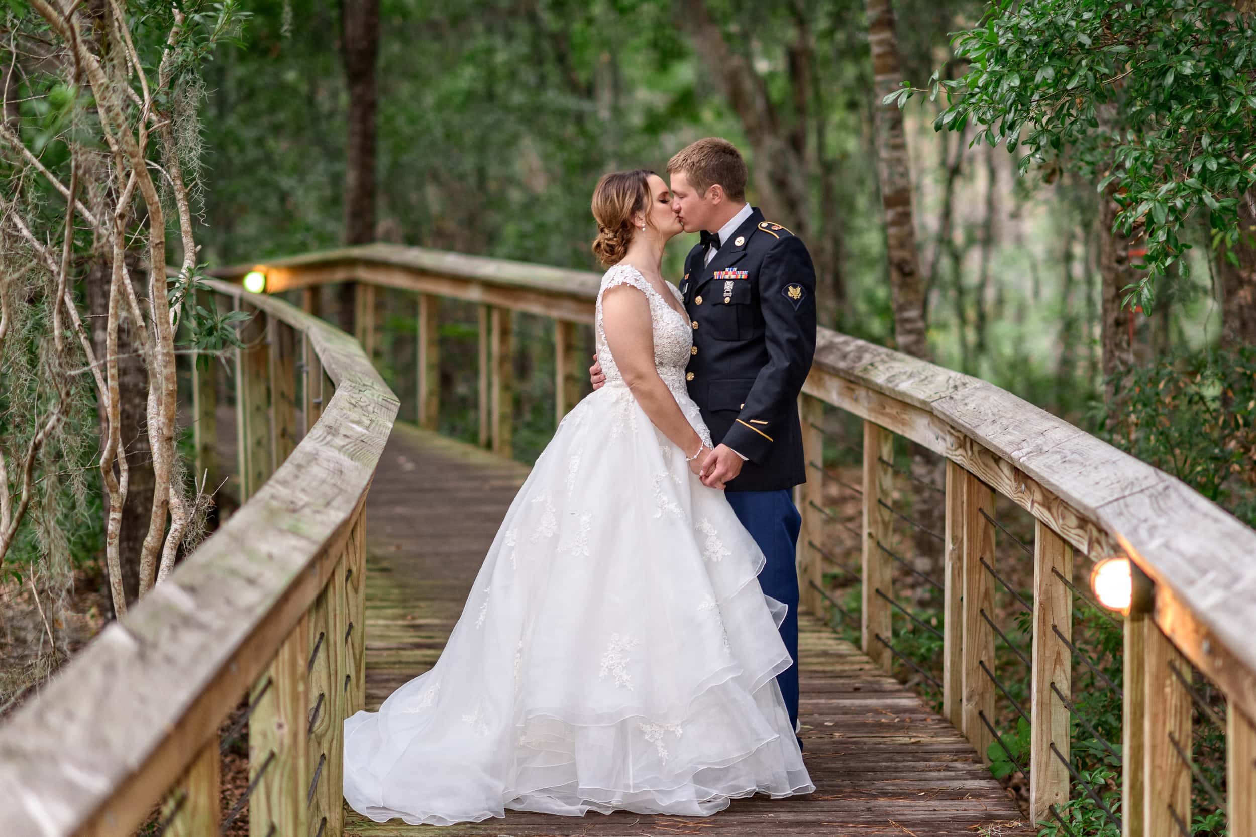 Kiss on a path through the forest - Reserve Harbor Yacht Club