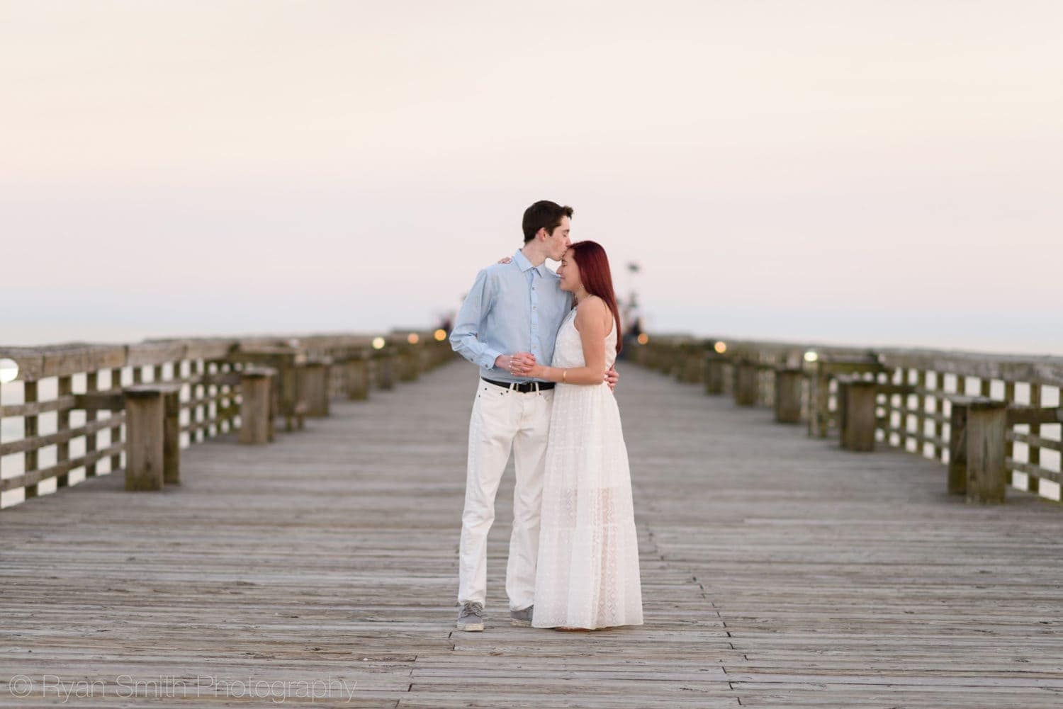 Kiss on the pier - Myrtle Beach State Park