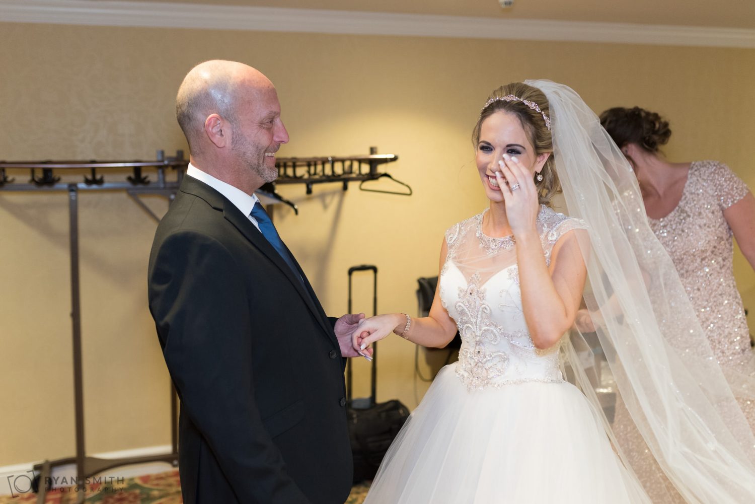 Tearful first look with dad Hilton Myrtle Beach Resort