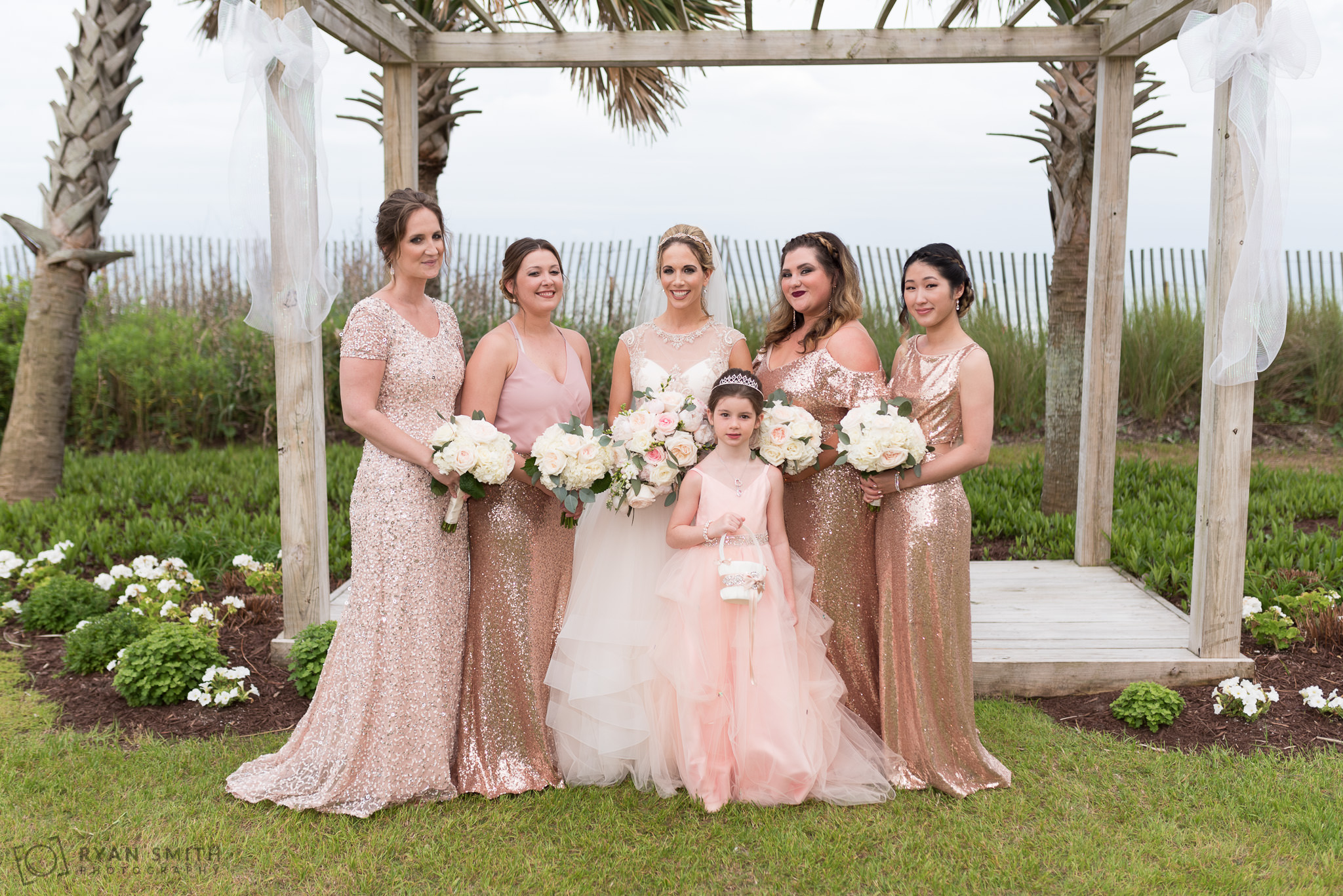 Bridesmaids and flower girl Hilton Myrtle Beach Resort