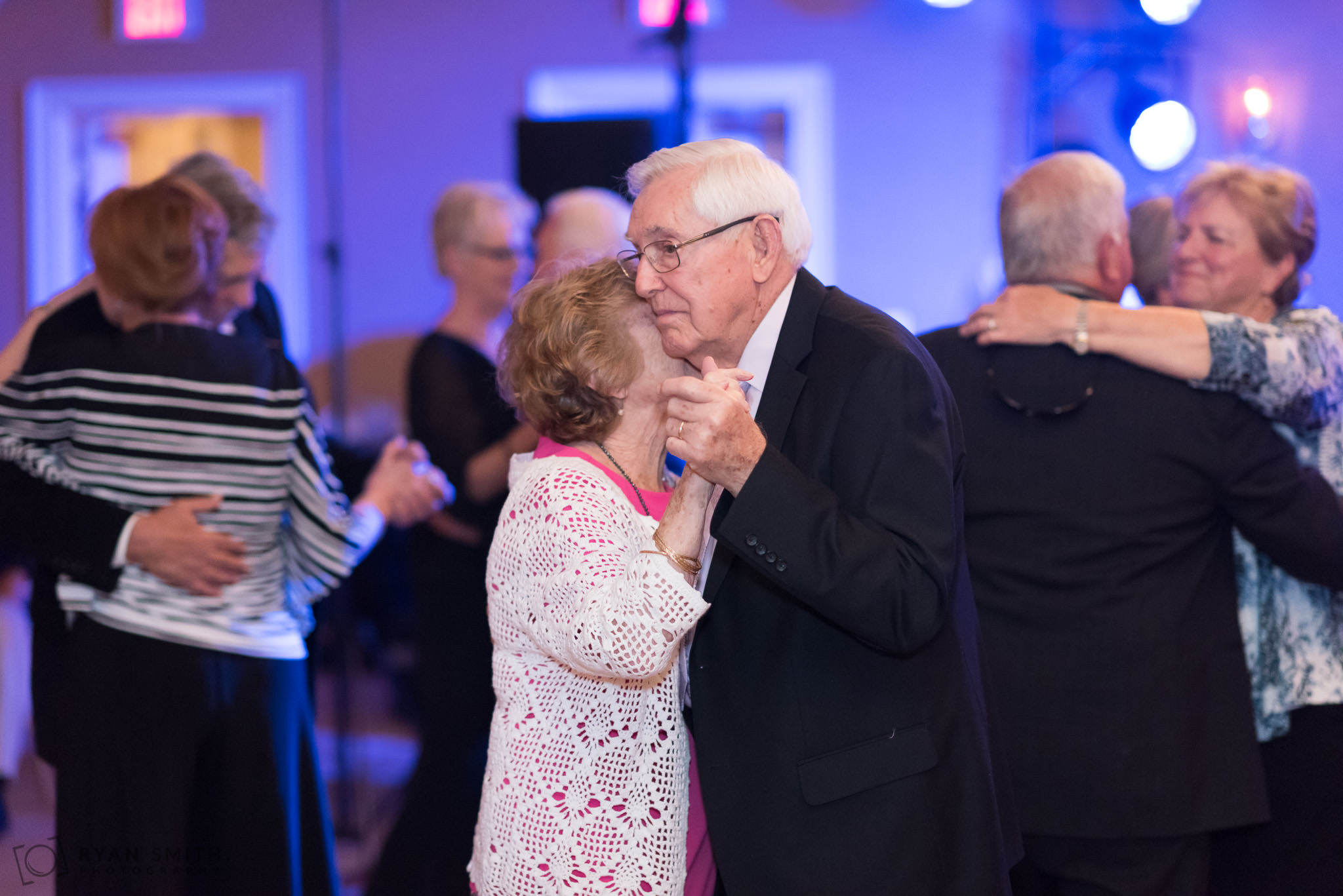 Older couple dancing together Pawleys Plantation