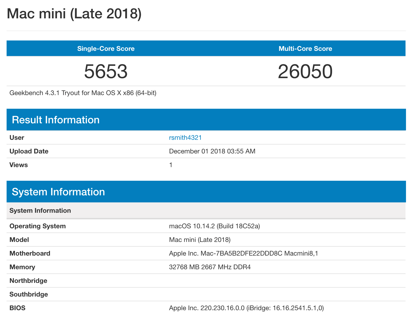 買取査定 i7, Core Mini(2018) Mac 32GB, SSD 1TB デスクトップ型PC