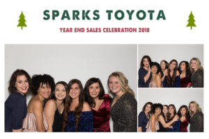 Custom template for Sparks Toyota using their invitation font style and graphics