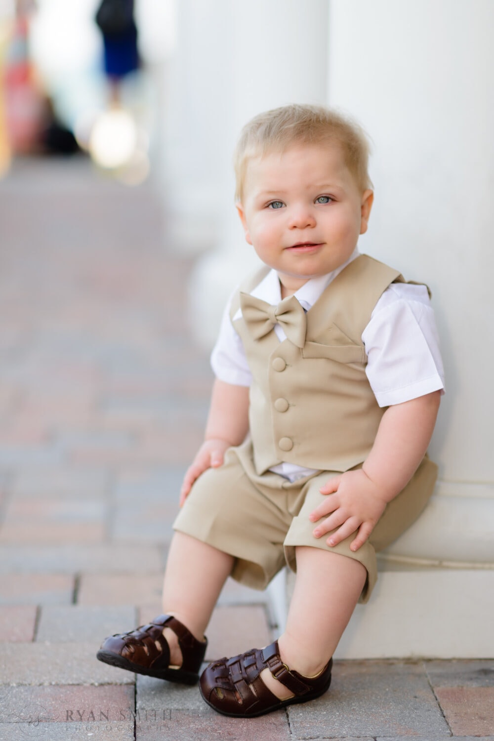 Cute baby boy dressed in suit and tie - Ocean Club