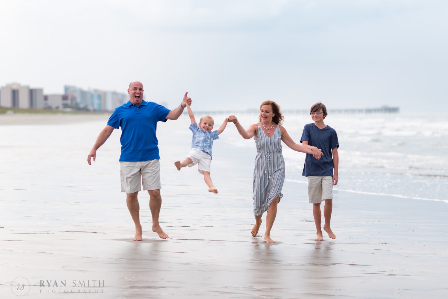 Rainy day family pictures - Myrtle Beach State Park