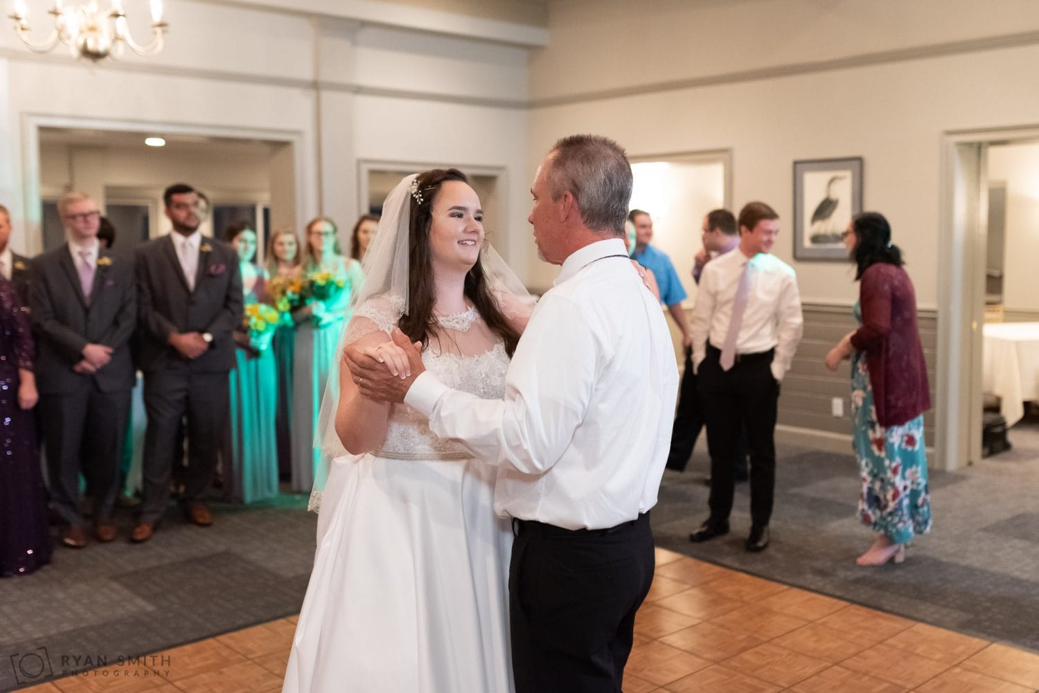 Bride dancing with her father Litchfield Country Club