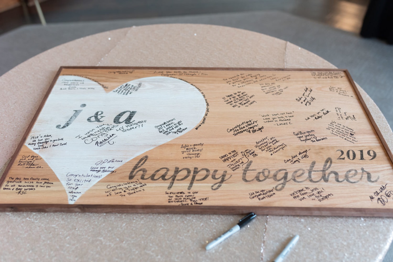 Hand made guestbook from brides father - Grande Dunes Ocean Club - Myrtle Beach