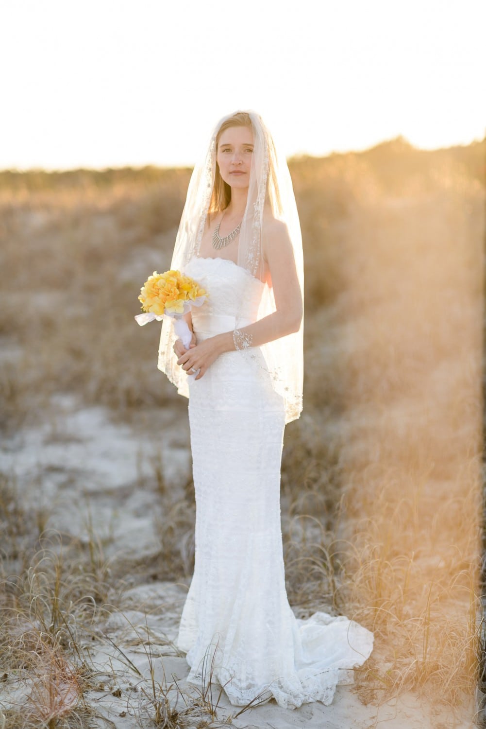 Bridal Portraits - Huntington Beach State Park
