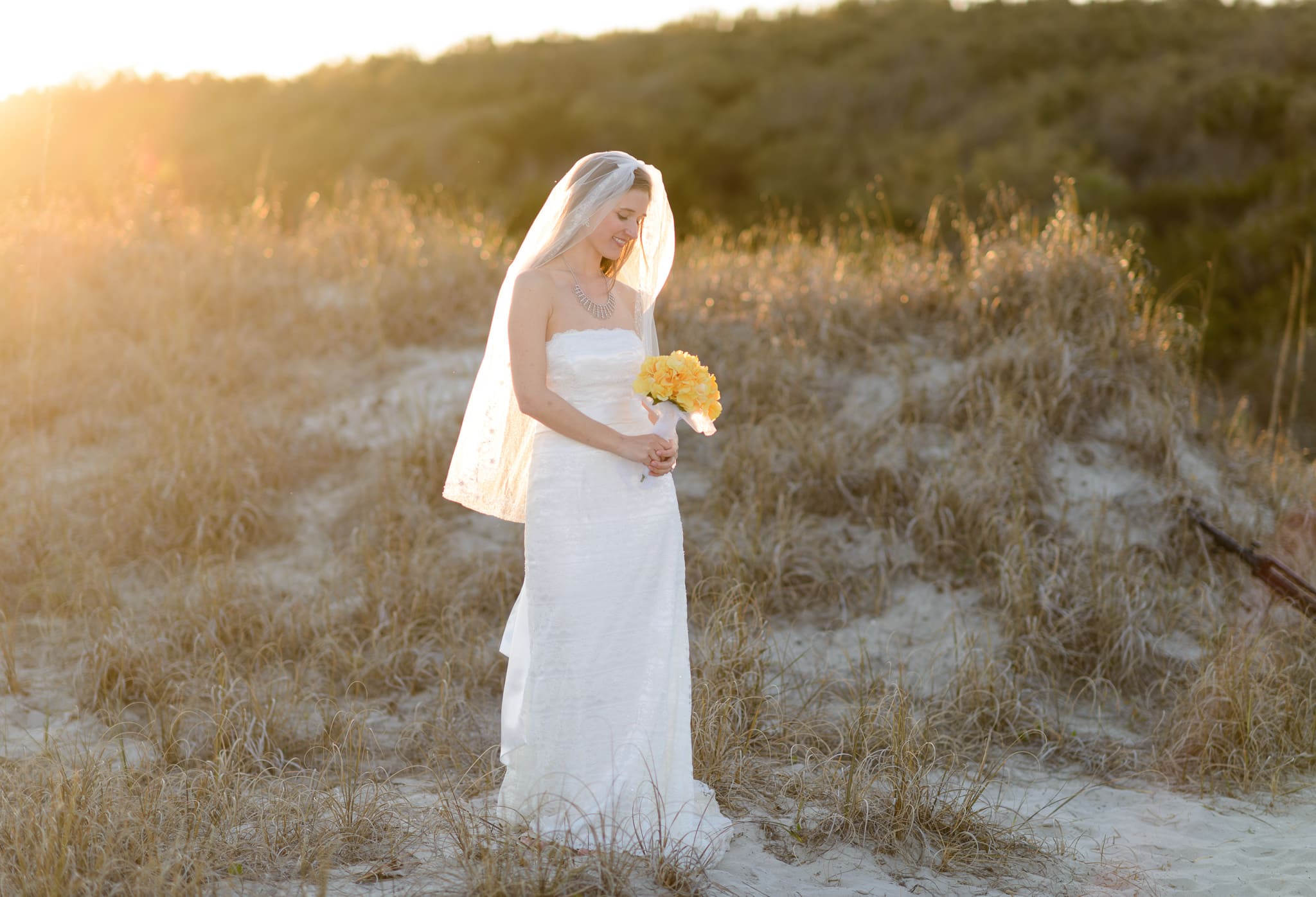 Bridal Portraits - Huntington Beach State Park