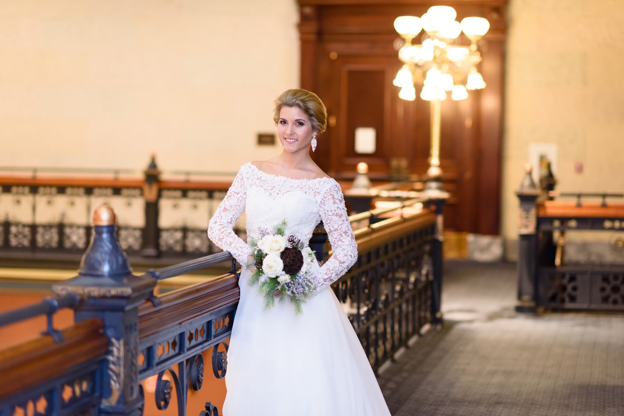 Bridal Portraits South Carolina State House