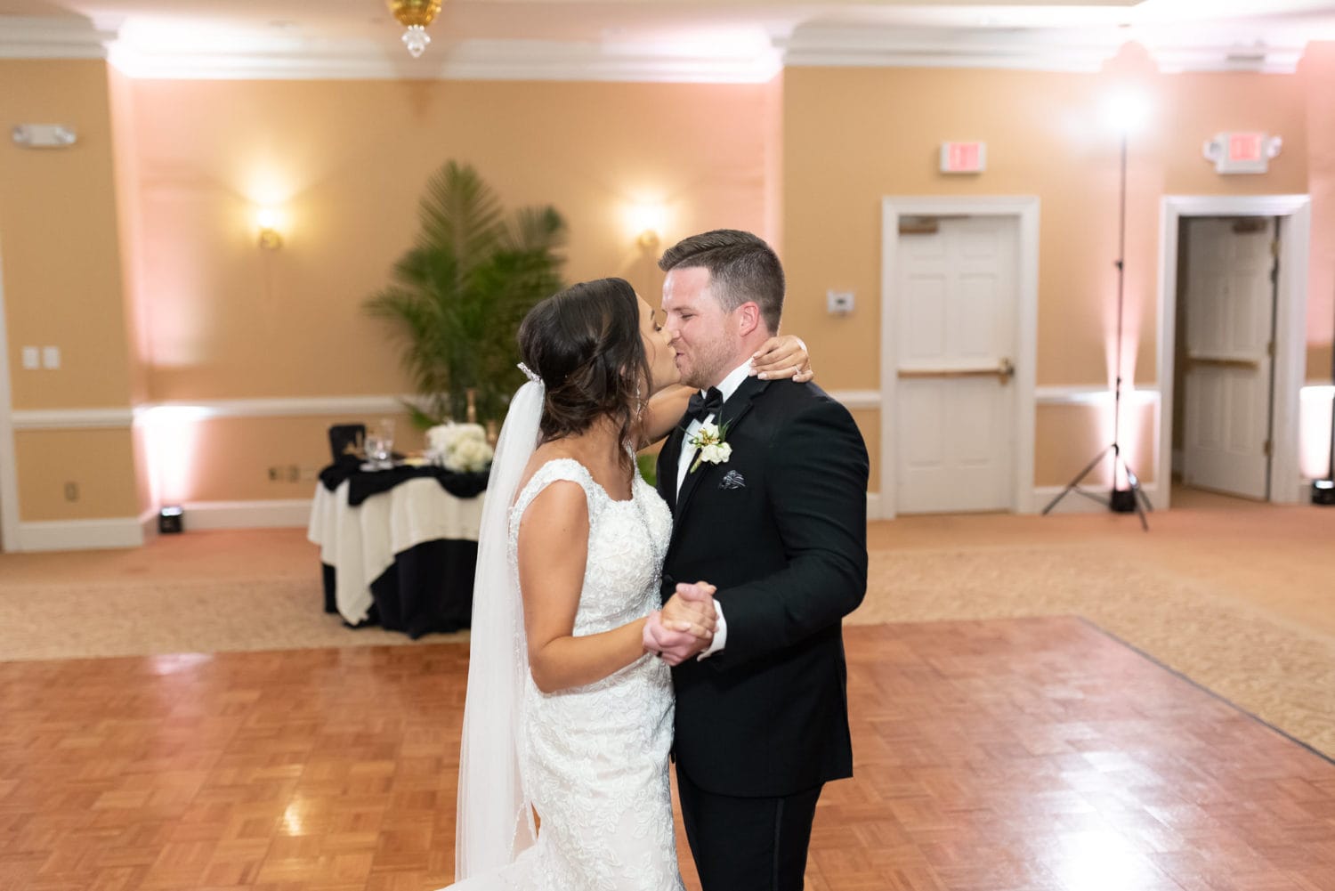 Bride and groom first dance Pawleys Plantation