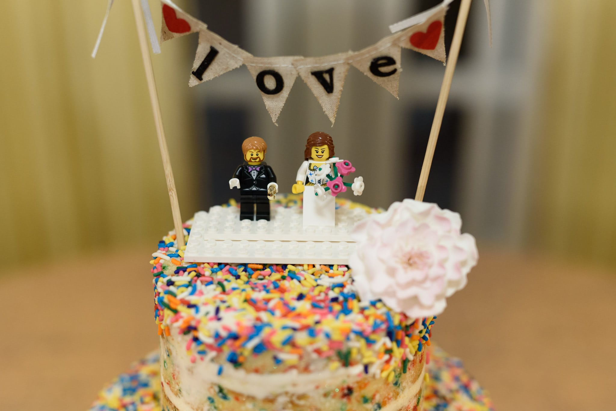 Lego cake topper Pine Lakes Country Club