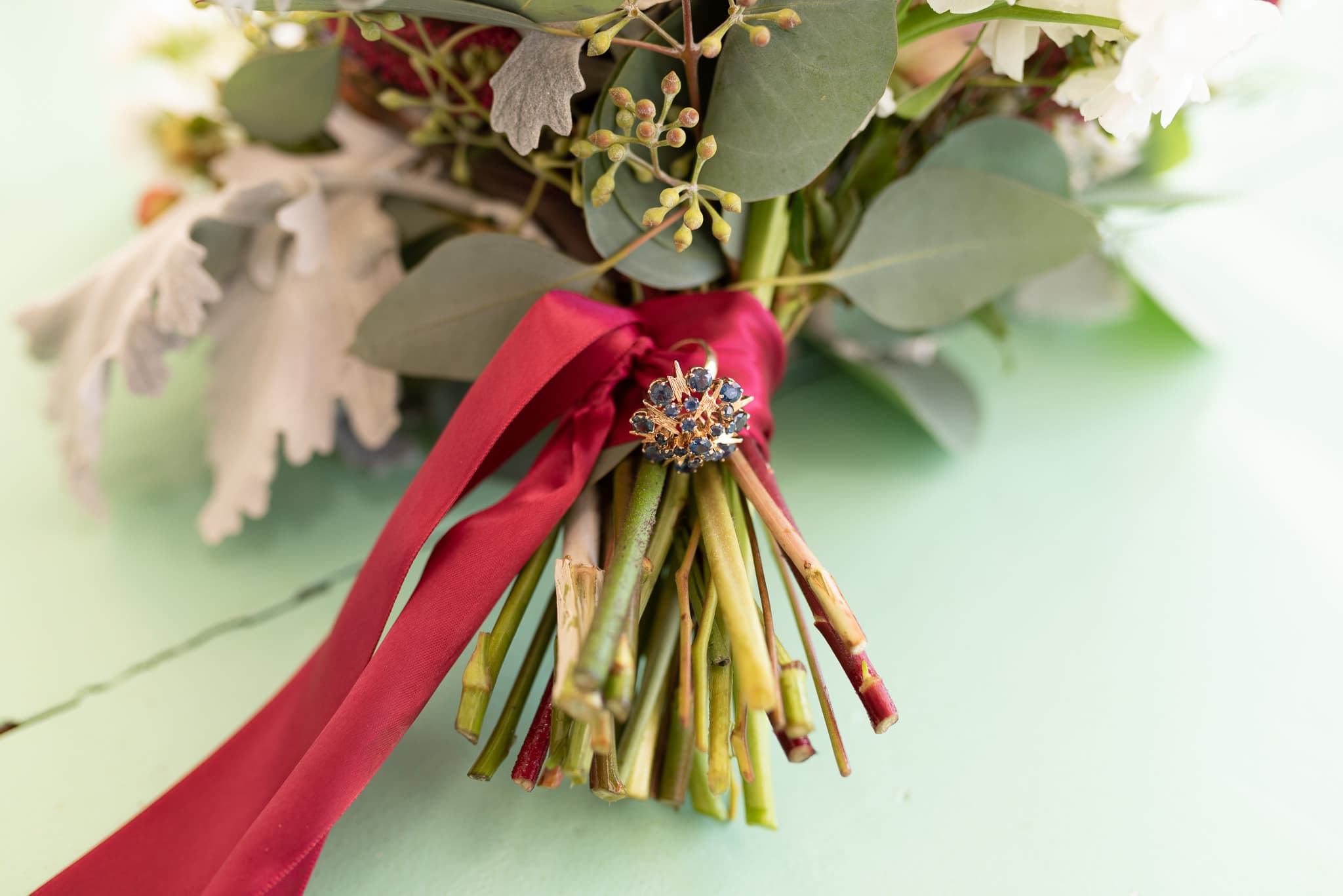 Details on bride's bouquet  - Pelican Inn - Pawleys Island