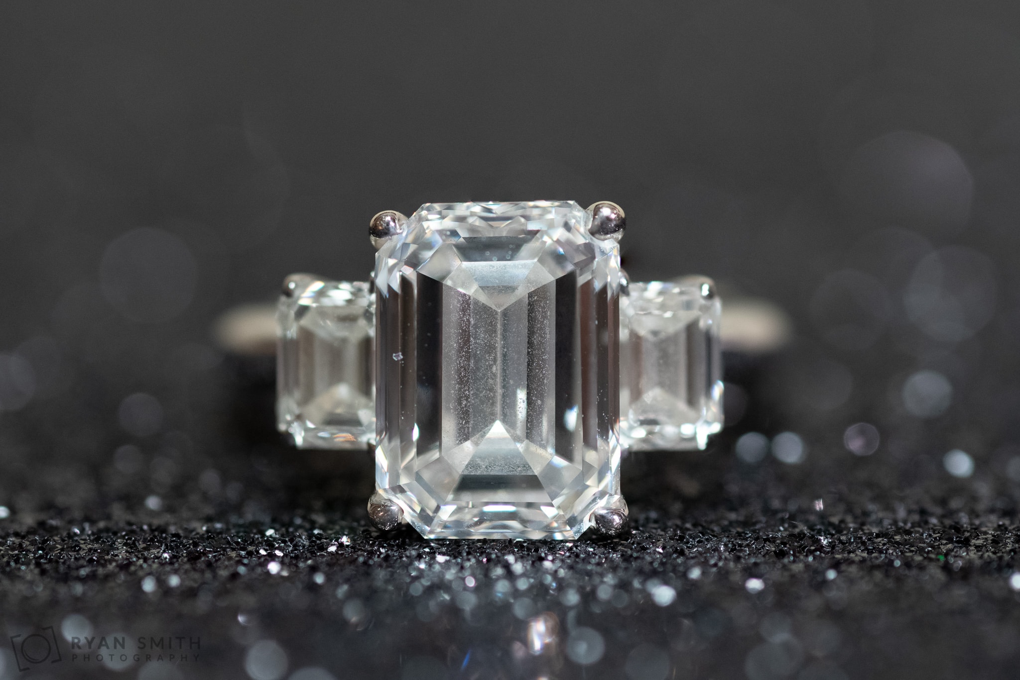 Closeup of the large diamond ring with focus stacking - Dunes Golf and Beach Club - Myrtle Beach