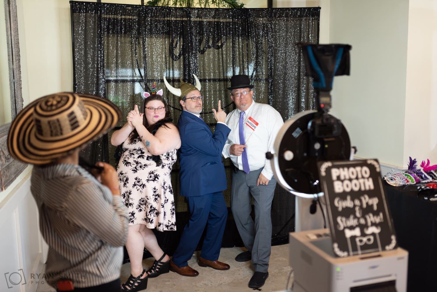 Having fun in the photo booth - 21 Main Events