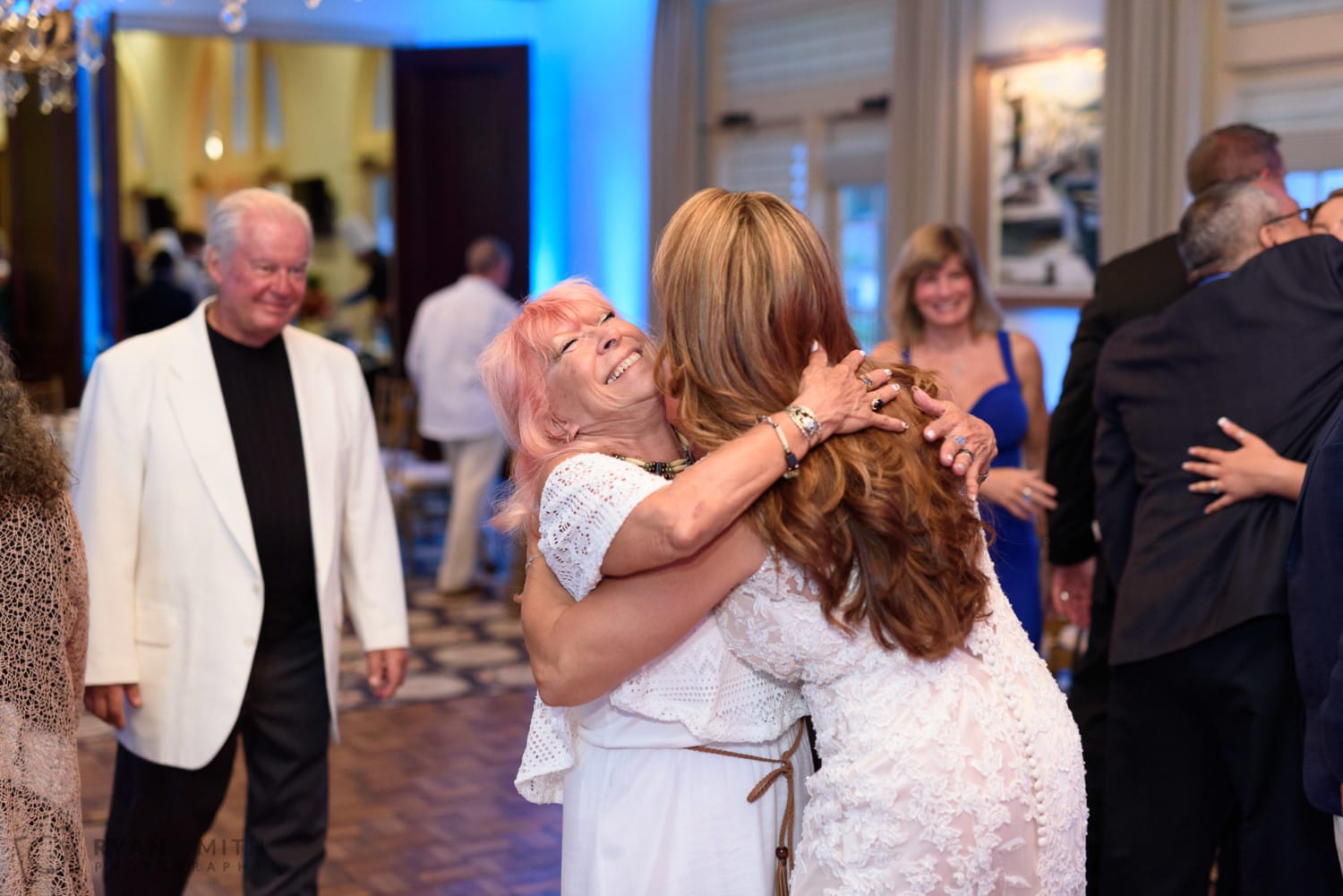 Lots of hugs after the ceremony - Members Club at Grande Dunes